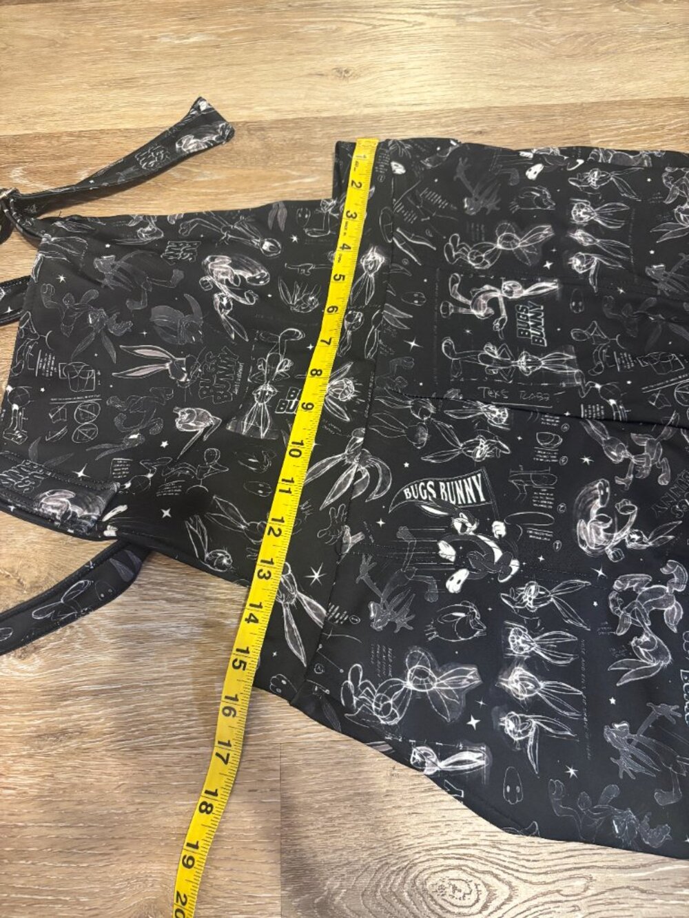 BlackMilk RARE The Makings of Bugs Bunny Black Toastie Full Length Overalls - Picture 7 of 11